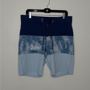 Old‎ Navy Navy and Light Blue Swim Shorts